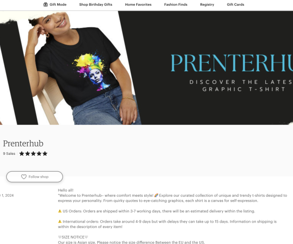 Etsy Prenter HUB